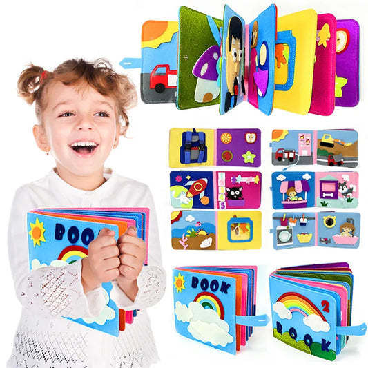 Busy Board Learning Toys for Toddlers 1-3 Years