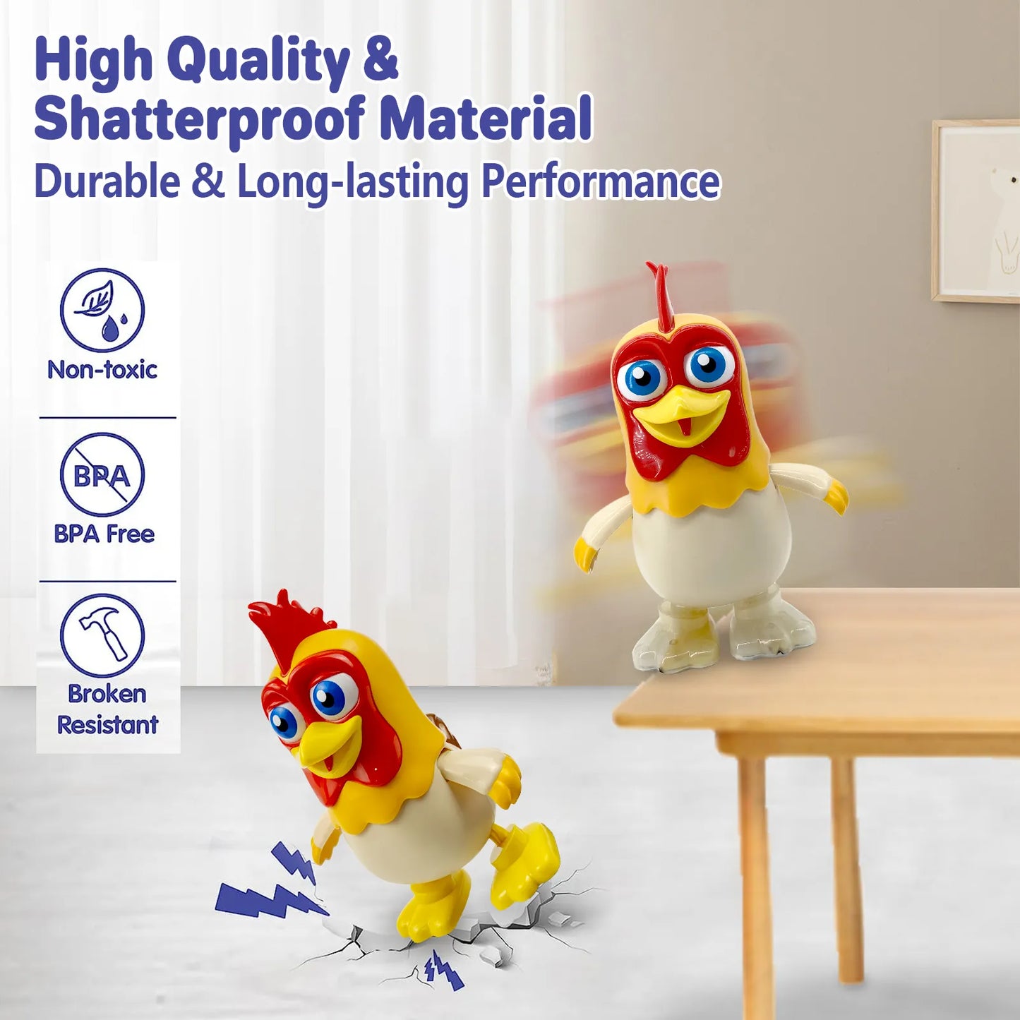 La Granja de Zenon Dancing Chicken Bartolito Toddler Toy with Music