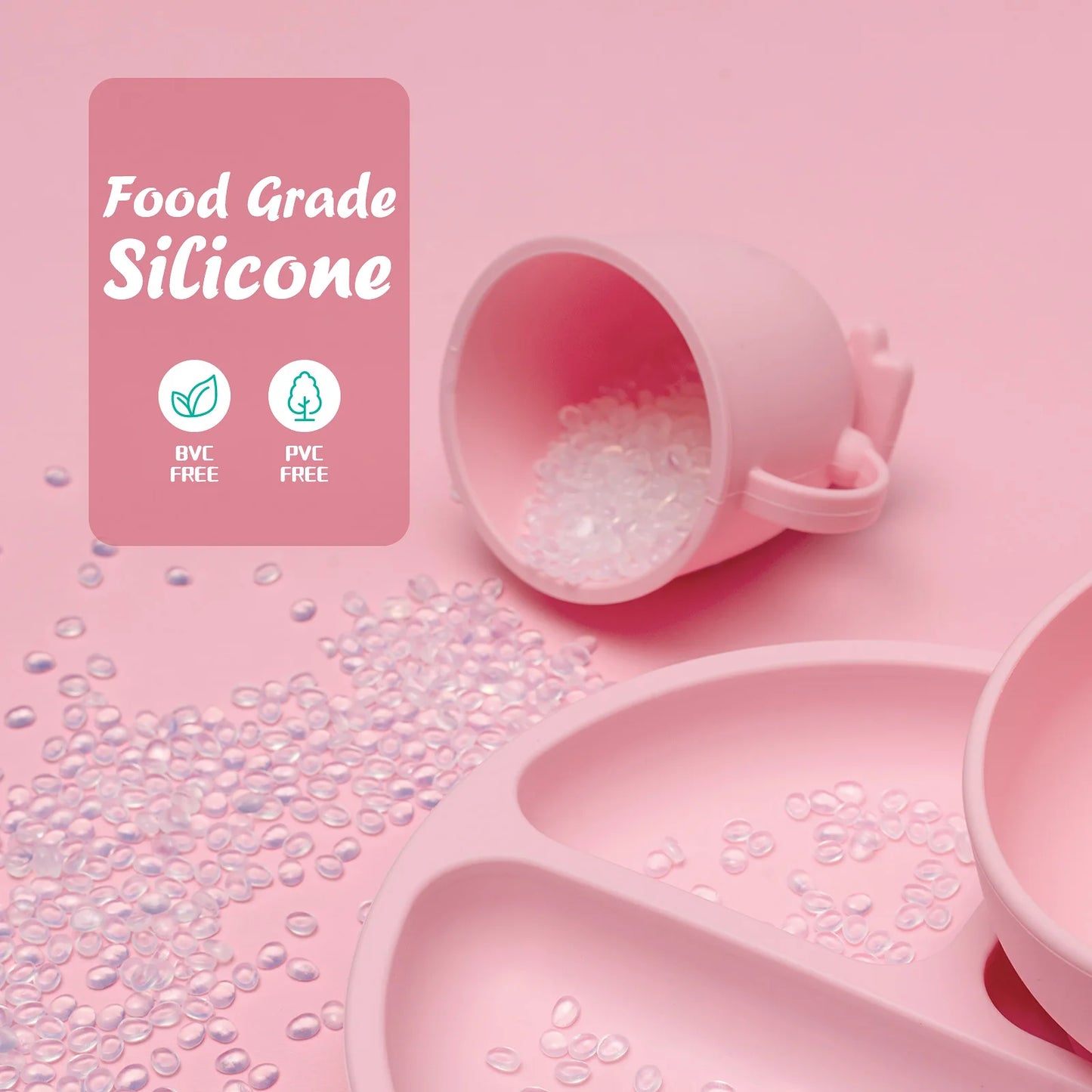 Silicone Baby Tableware Set