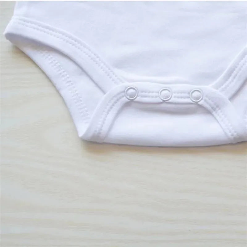 Pure White Cotton Newborn Romper Set - 3PCS/5PCS