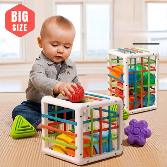 New Colorful Shape Blocks Sorting Game Baby Learning Educational Toys